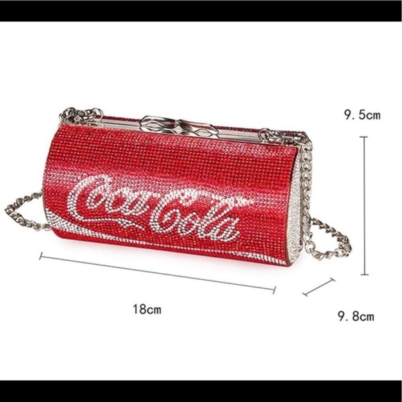 Bags Coca Cola Diamond Rhinestone Clutchcrossbody Bag Poshmark